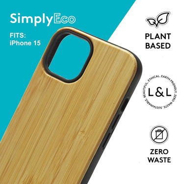 Eco Friendly Bamboo iPhone 15 Case - Loam & Lore